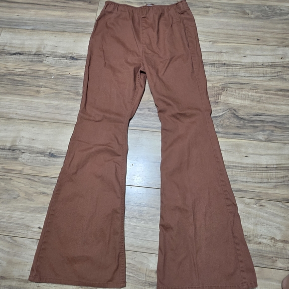 Tinseltown Copper Flare Pants - Picture 1 of 3